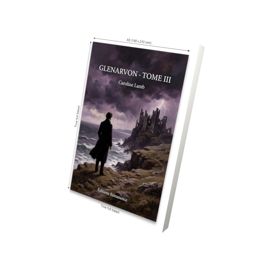 Livre Glenarvon - Tome III par Caroline Lamb - Vue 3D - Editions Remanence