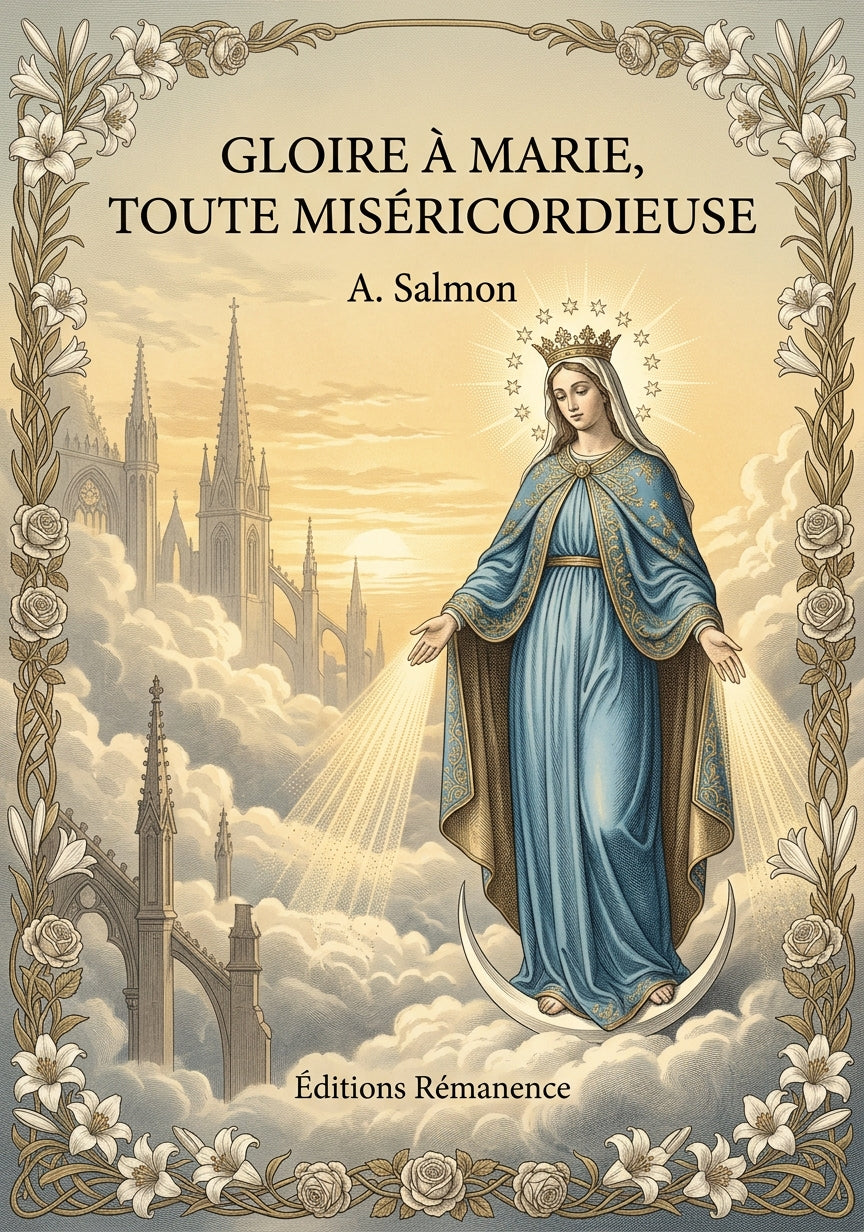 Livre Gloire à Marie, toute miséricordieuse par A. Salmon - Couverture - Editions Remanence