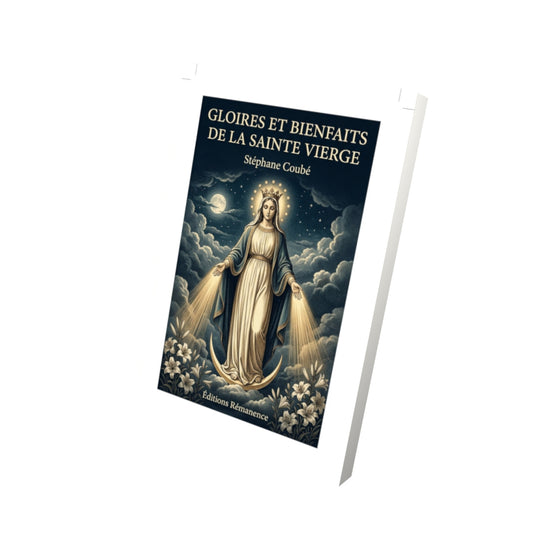 Livre Gloires et bienfaits de la Sainte Vierge - Stéphane Coubé - Vue 3D - Editions Remanence