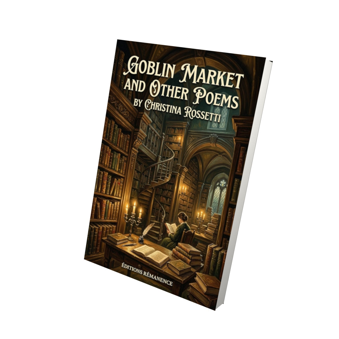 Livre Goblin Market and Other Poems – Christina Rossetti - Vue 3D - Editions Remanence