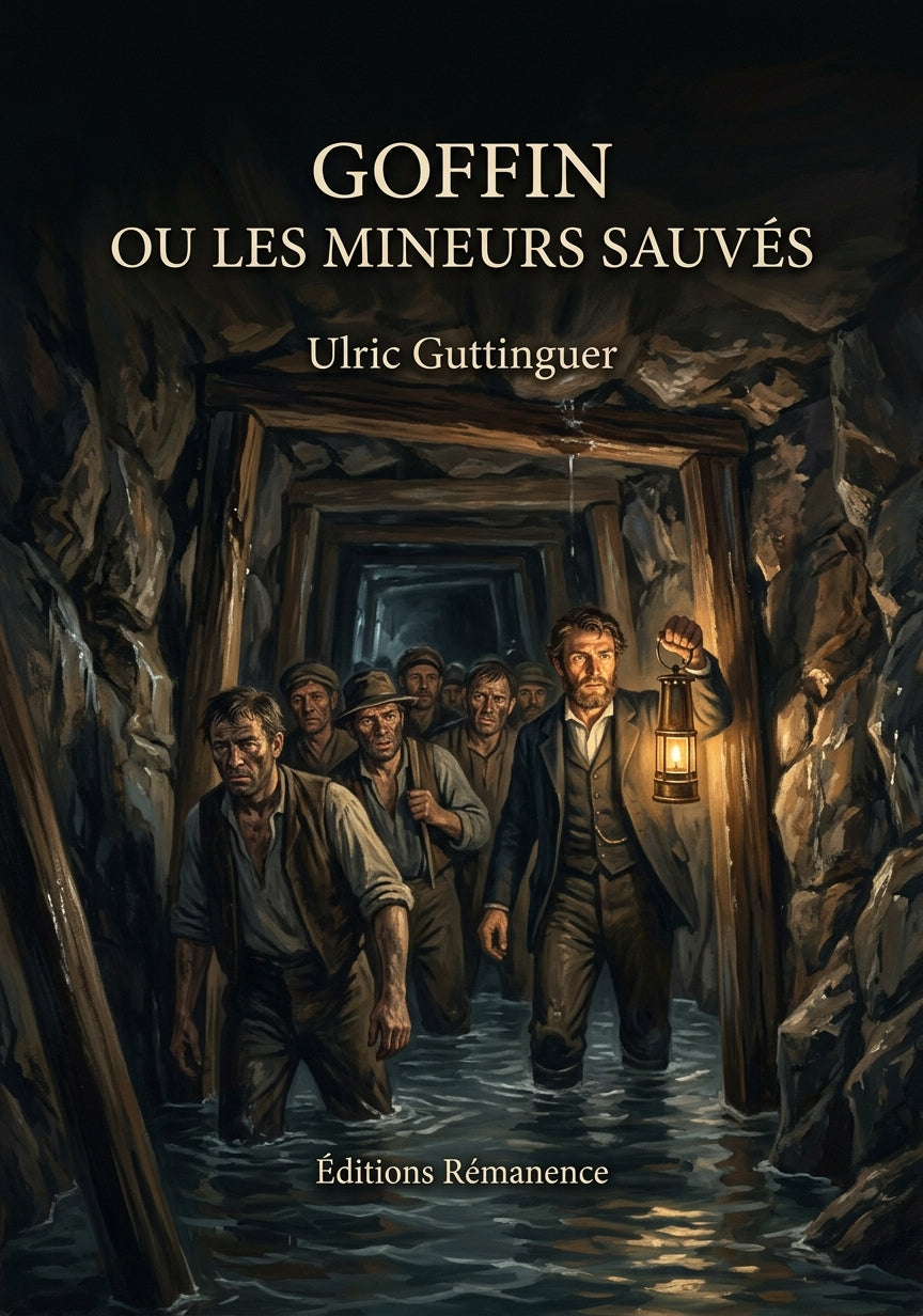 Livre Goffin ou les Mineurs sauvés par Ulric Guttinguer - Couverture - Editions Remanence