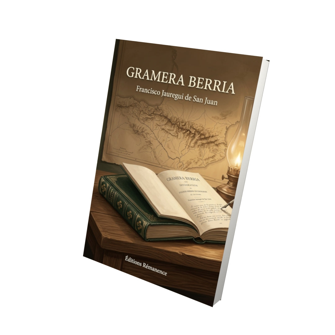 Livre Gramera berria par Francisco Jauregui de San Juan - Vue 3D - Editions Remanence