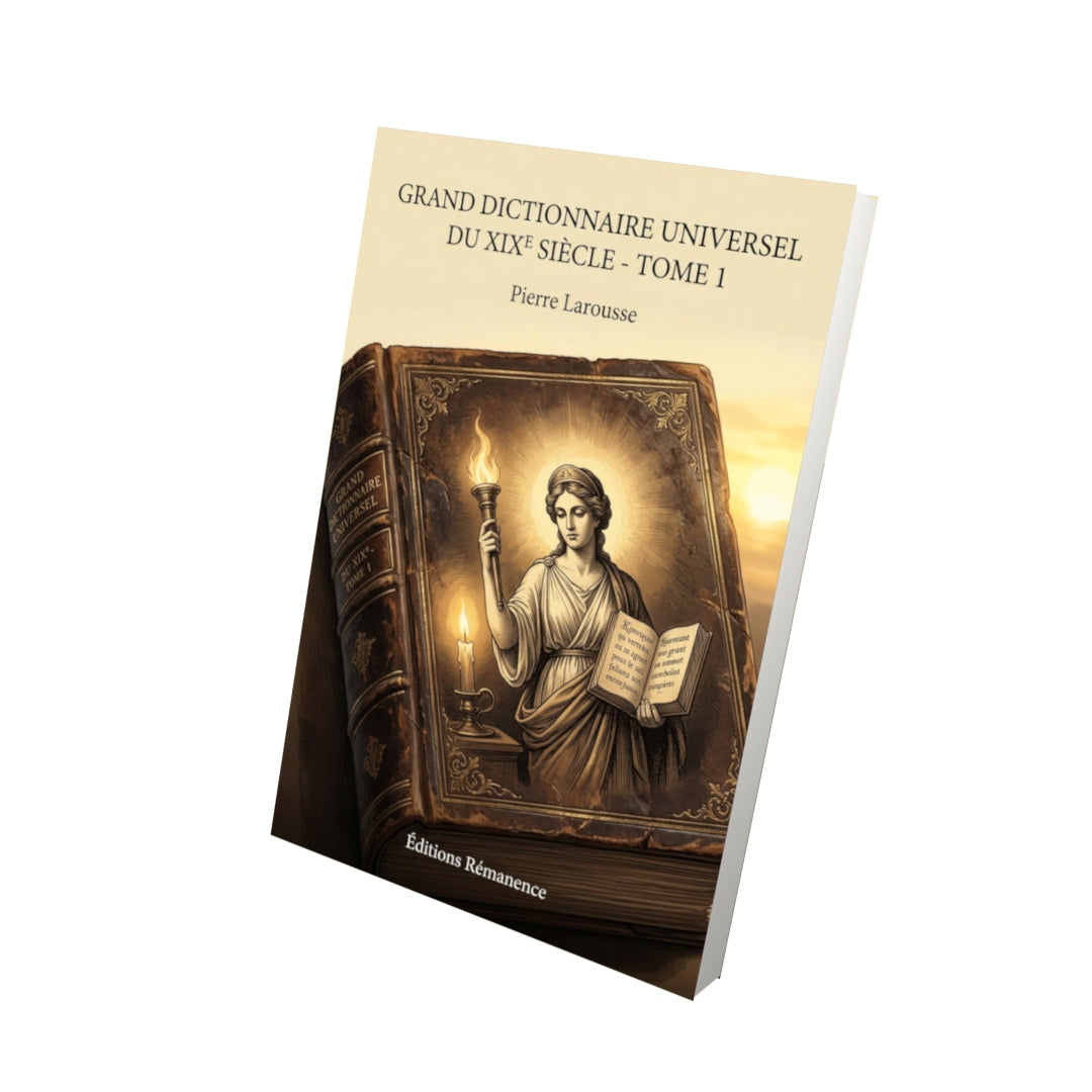 Livre Grand dictionnaire universel du XIXe siècle - Fj-Fris - Tome 8 par Pierre Larousse - Vue 3D - Editions Remanence