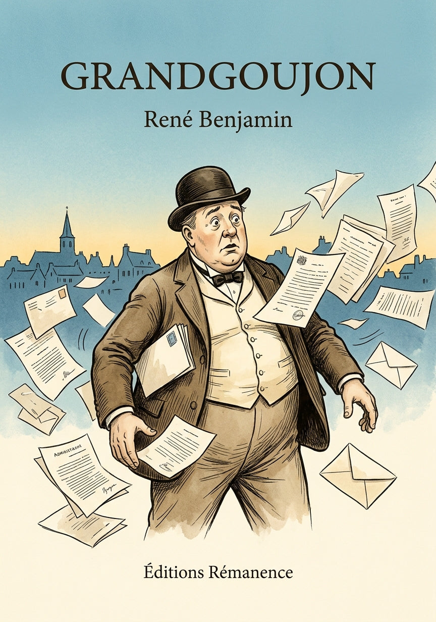 Livre Grandgoujon par René Benjamin - Couverture - Editions Remanence