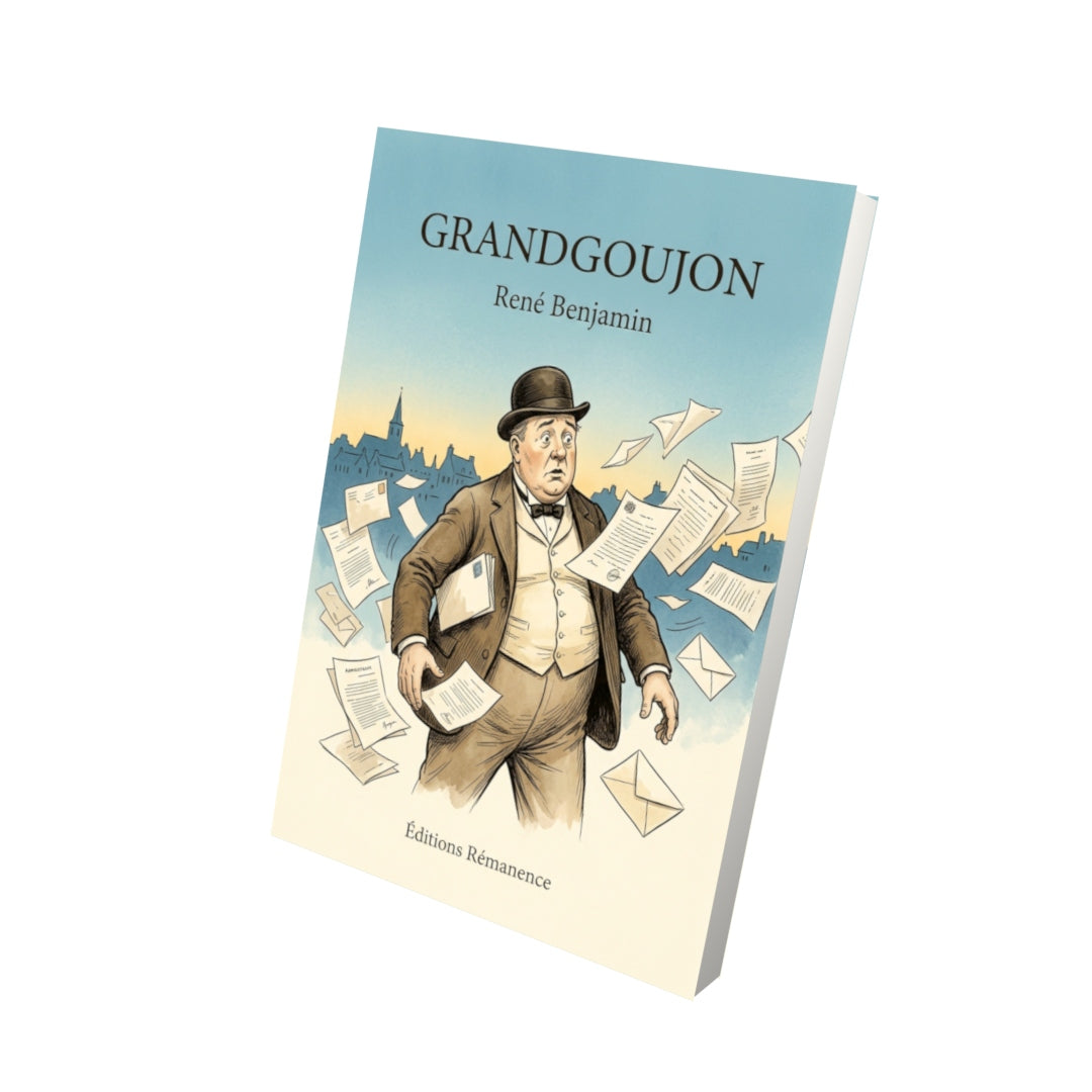 Livre Grandgoujon par René Benjamin - Vue 3D - Editions Remanence