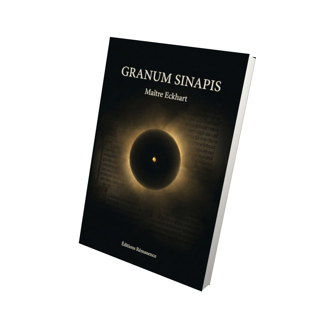 Livre Granum Sinapis par Maître Eckhart - Vue 3D - Editions Remanence
