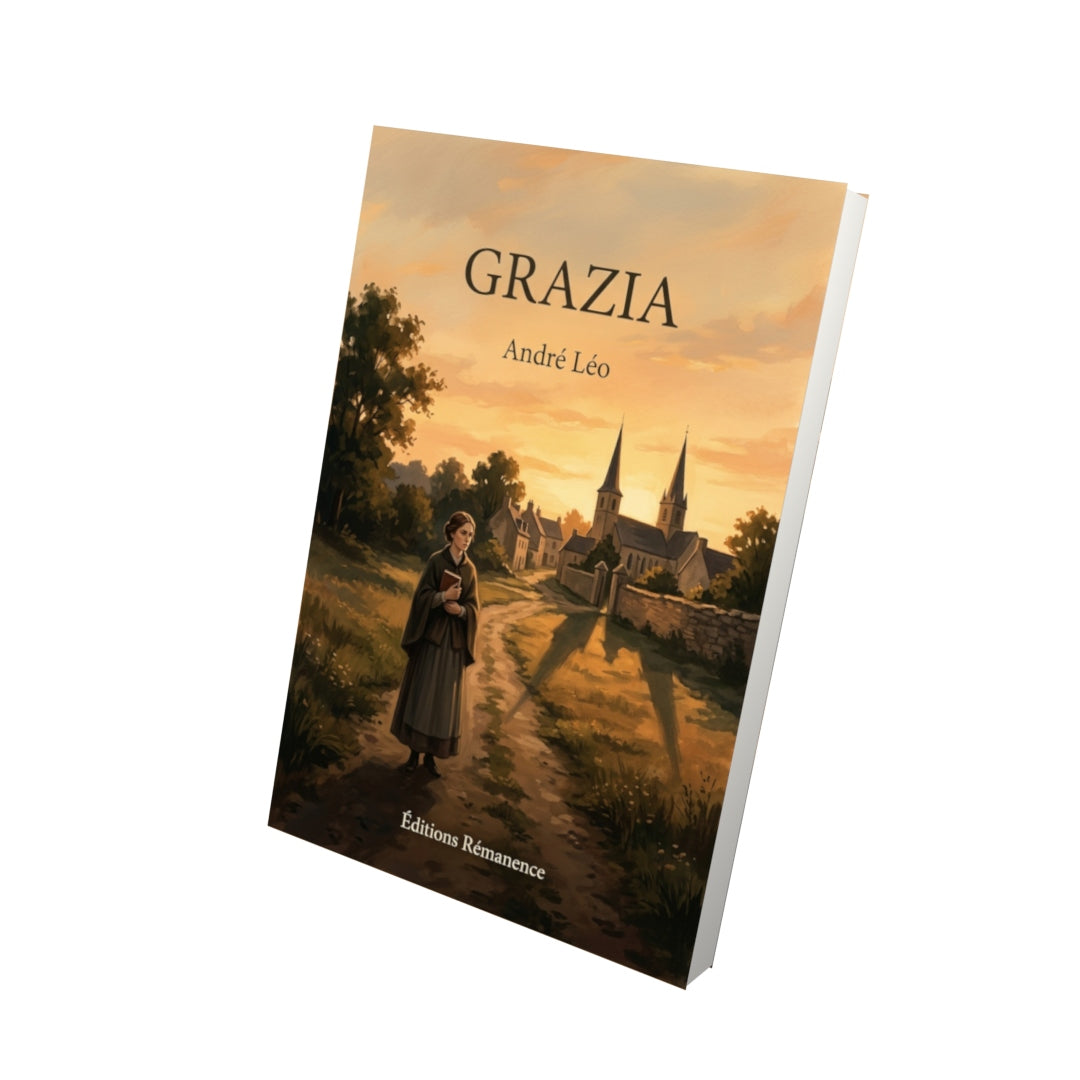 Livre Grazia par André Léo - Vue 3D - Editions Remanence