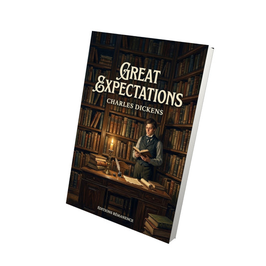 Livre Great Expectations – Charles Dickens - Vue 3D - Editions Remanence