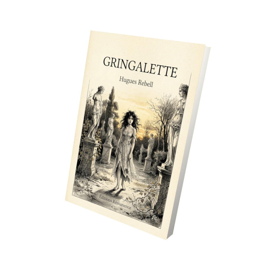 Livre Gringalette par Hugues Rebell - Vue 3D - Editions Remanence