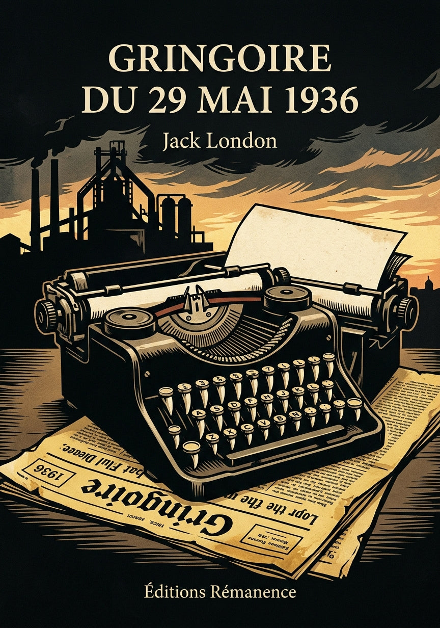 Livre Gringoire du 29 mai 1936 par Jack London - Couverture - Editions Remanence