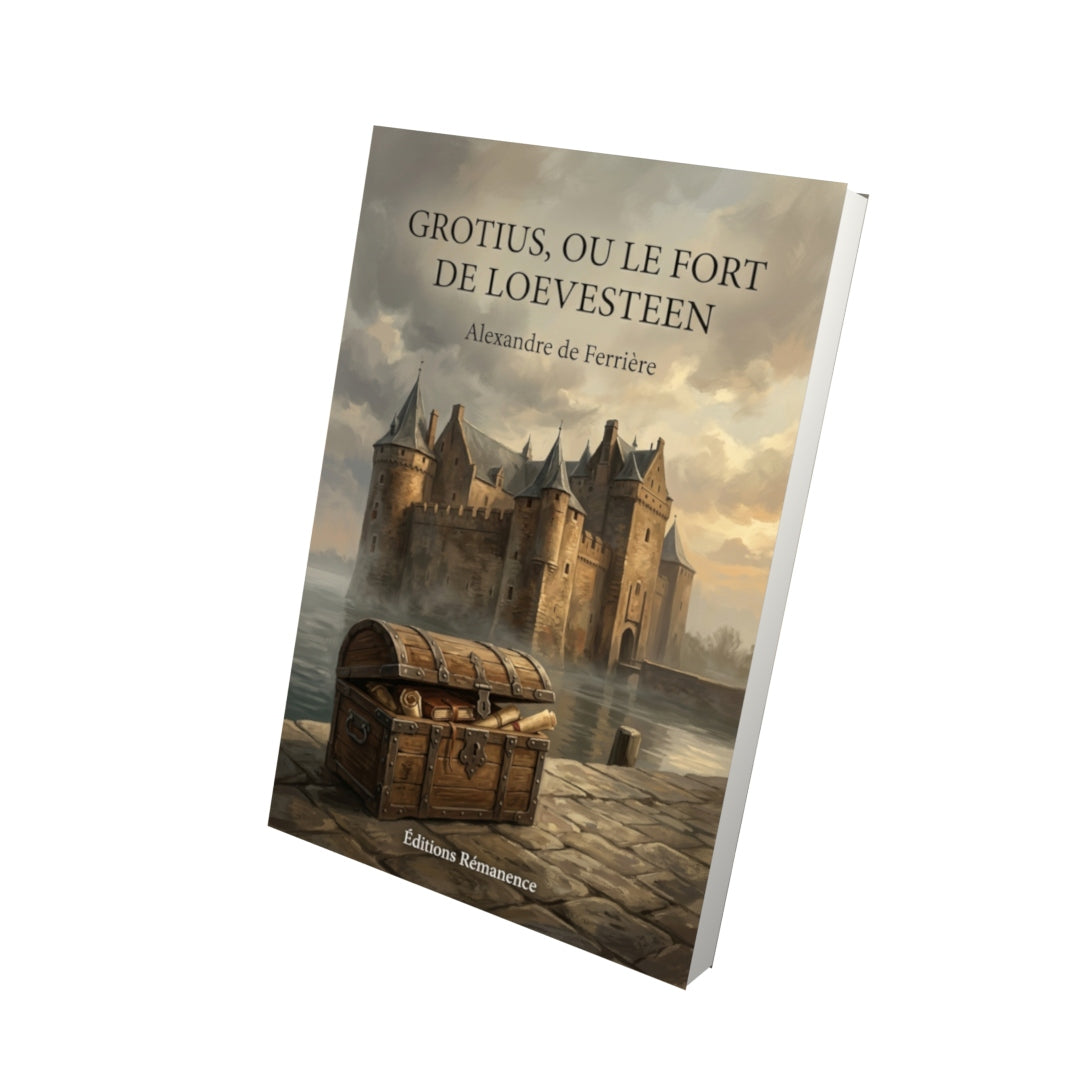 Livre Grotius, ou le Fort de Loevesteen par Alexandre de Ferrière - Vue 3D - Editions Remanence