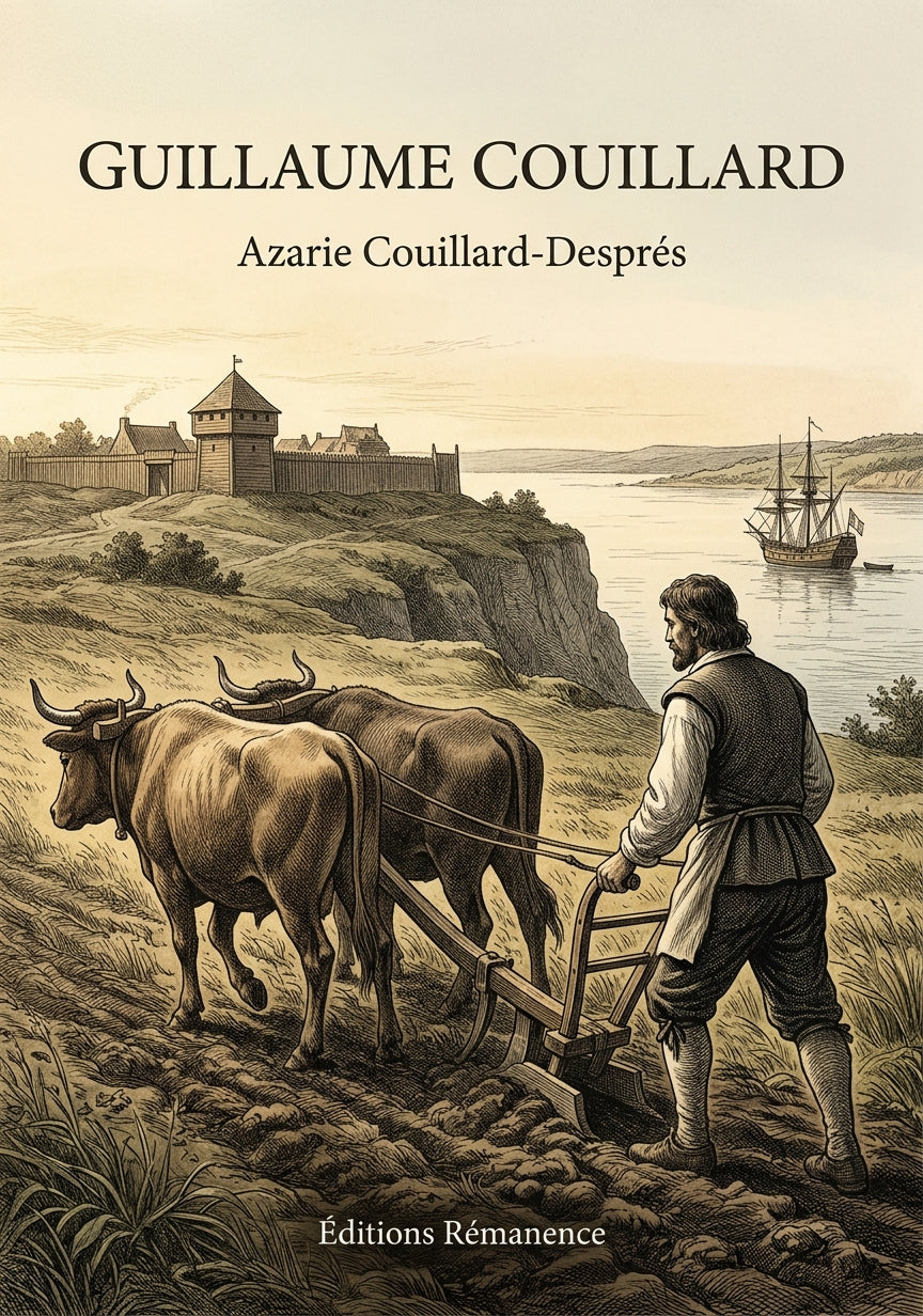 Livre Guillaume Couillard par Azarie Couillard-Després - Couverture - Editions Remanence