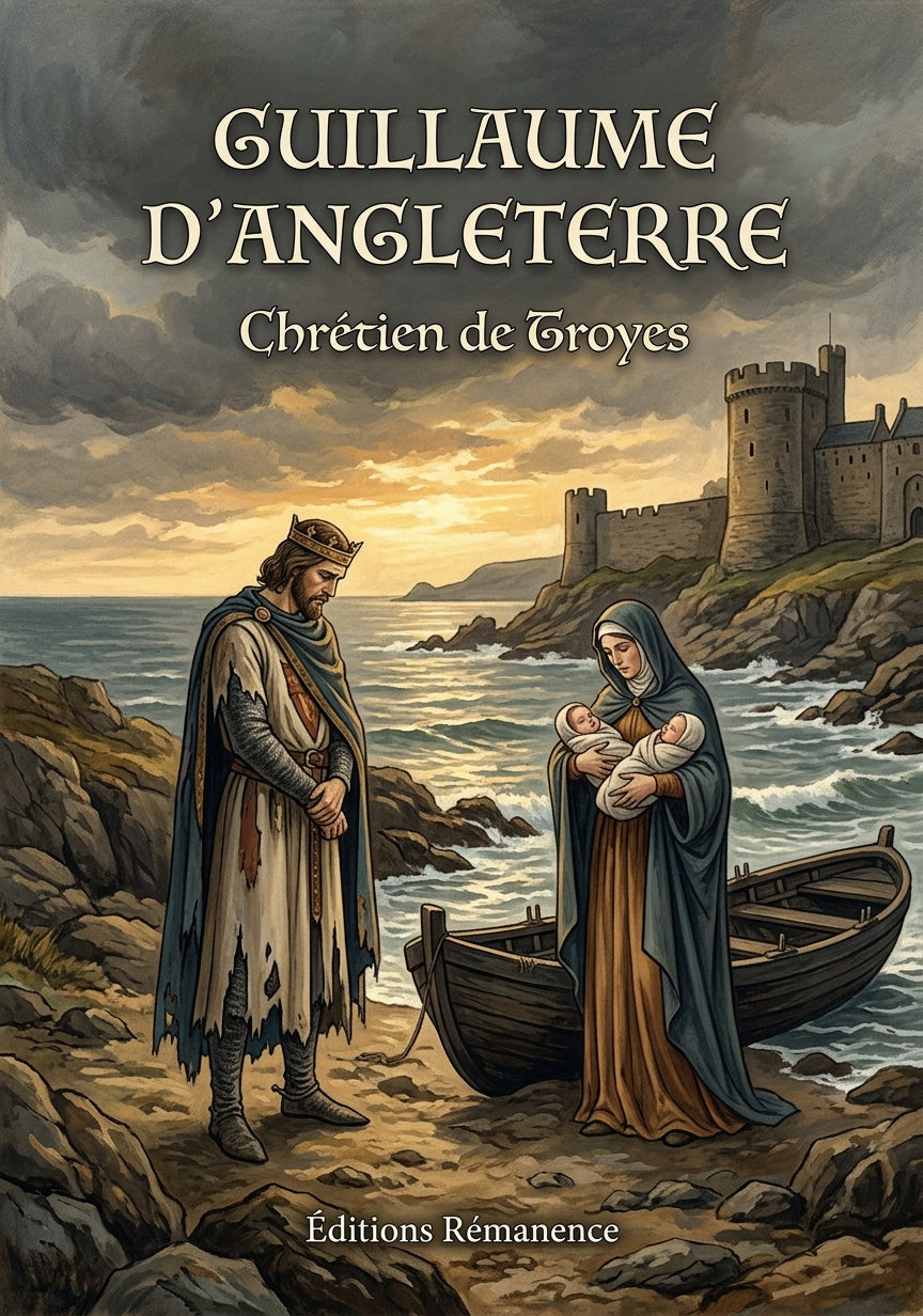 Livre Guillaume d’Angleterre par Chrétien de Troyes - Couverture - Editions Remanence