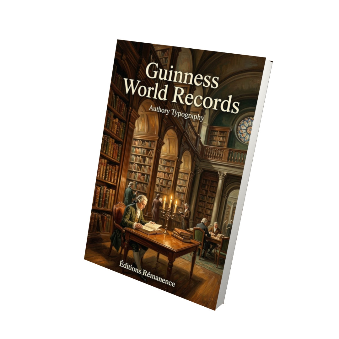 Livre Guinness World Records - Vue 3D - Editions Remanence