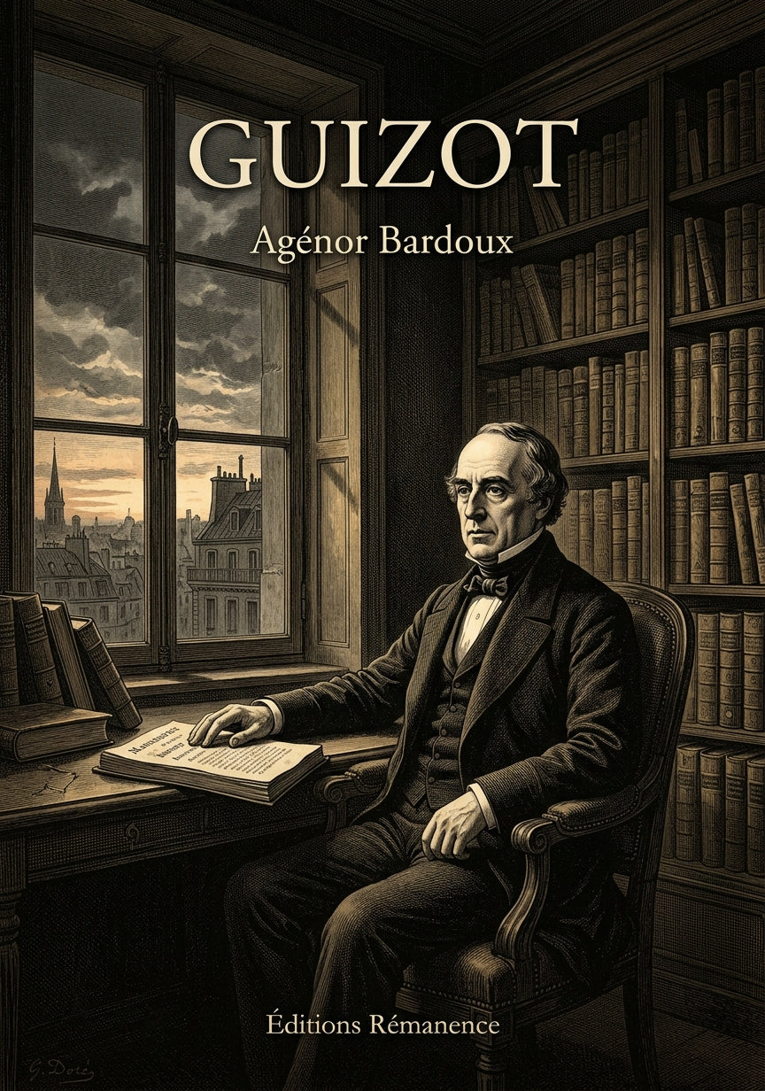Livre Guizot par Agénor Bardoux - Couverture - Editions Remanence