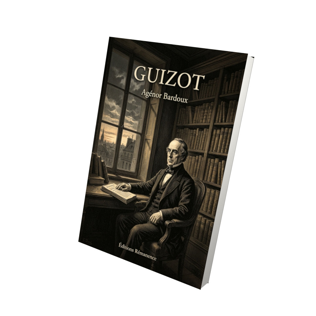 Livre Guizot par Eugène de Mirecourt - Vue 3D - Editions Remanence