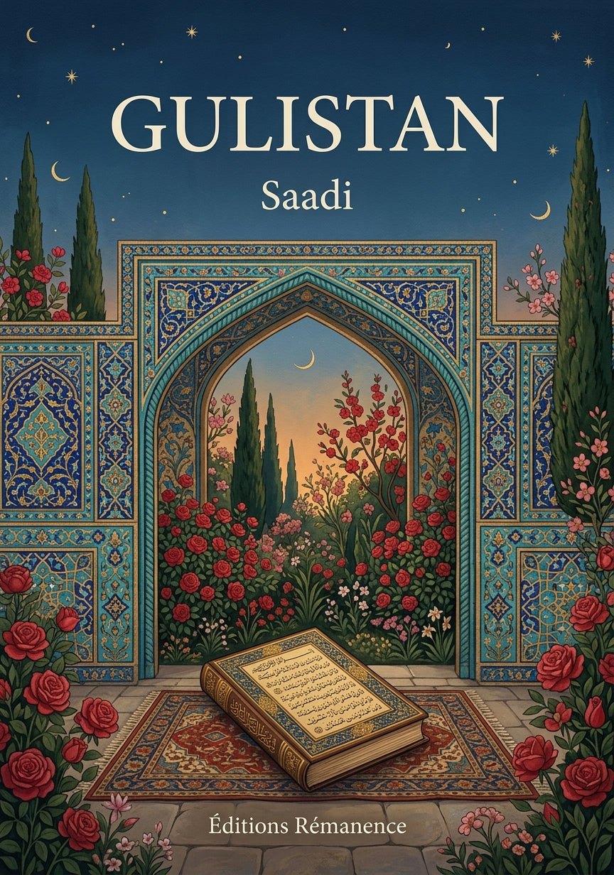 Livre Gulistan par Saadi - Couverture - Editions Remanence