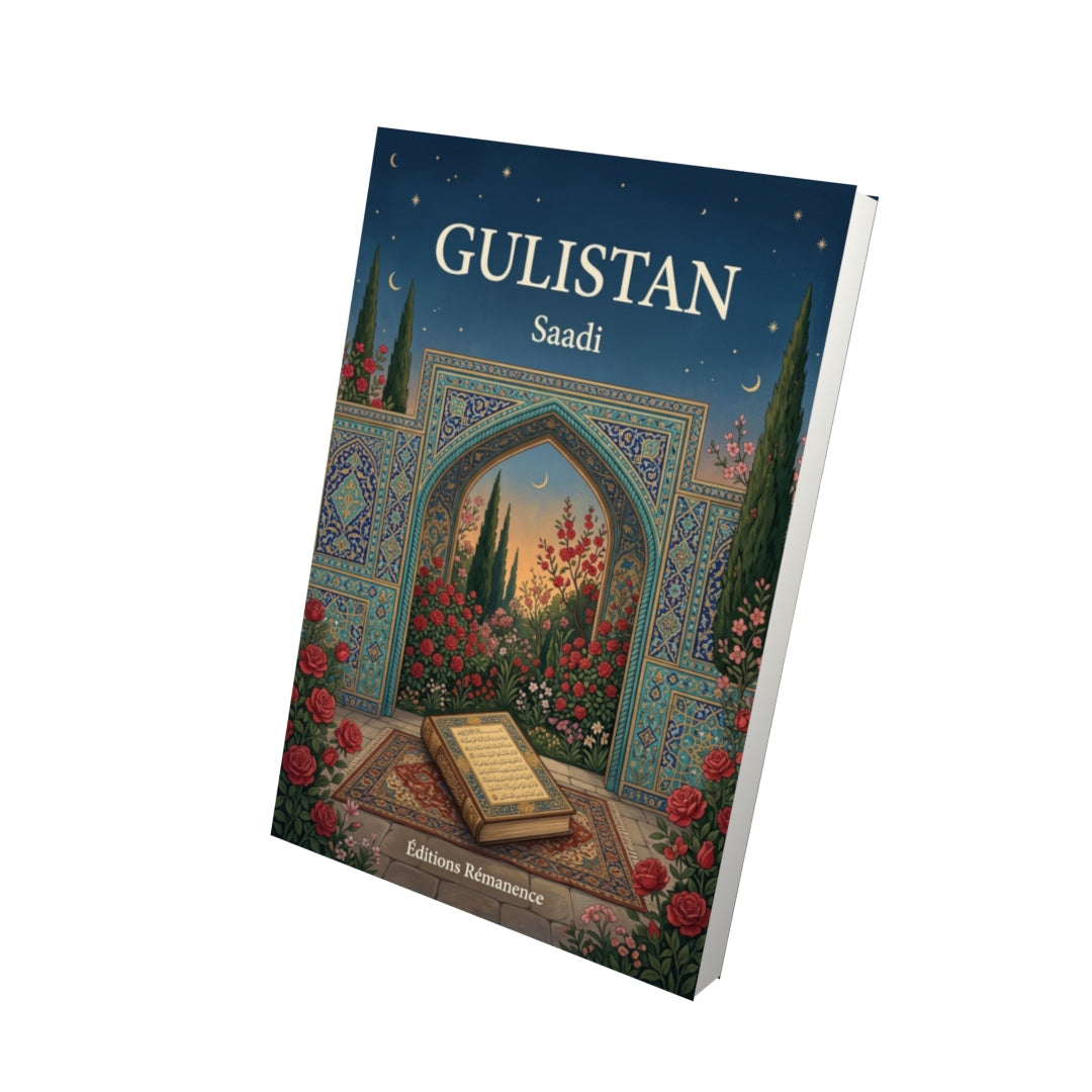 Livre Gulistan par Saadi - Vue 3D - Editions Remanence