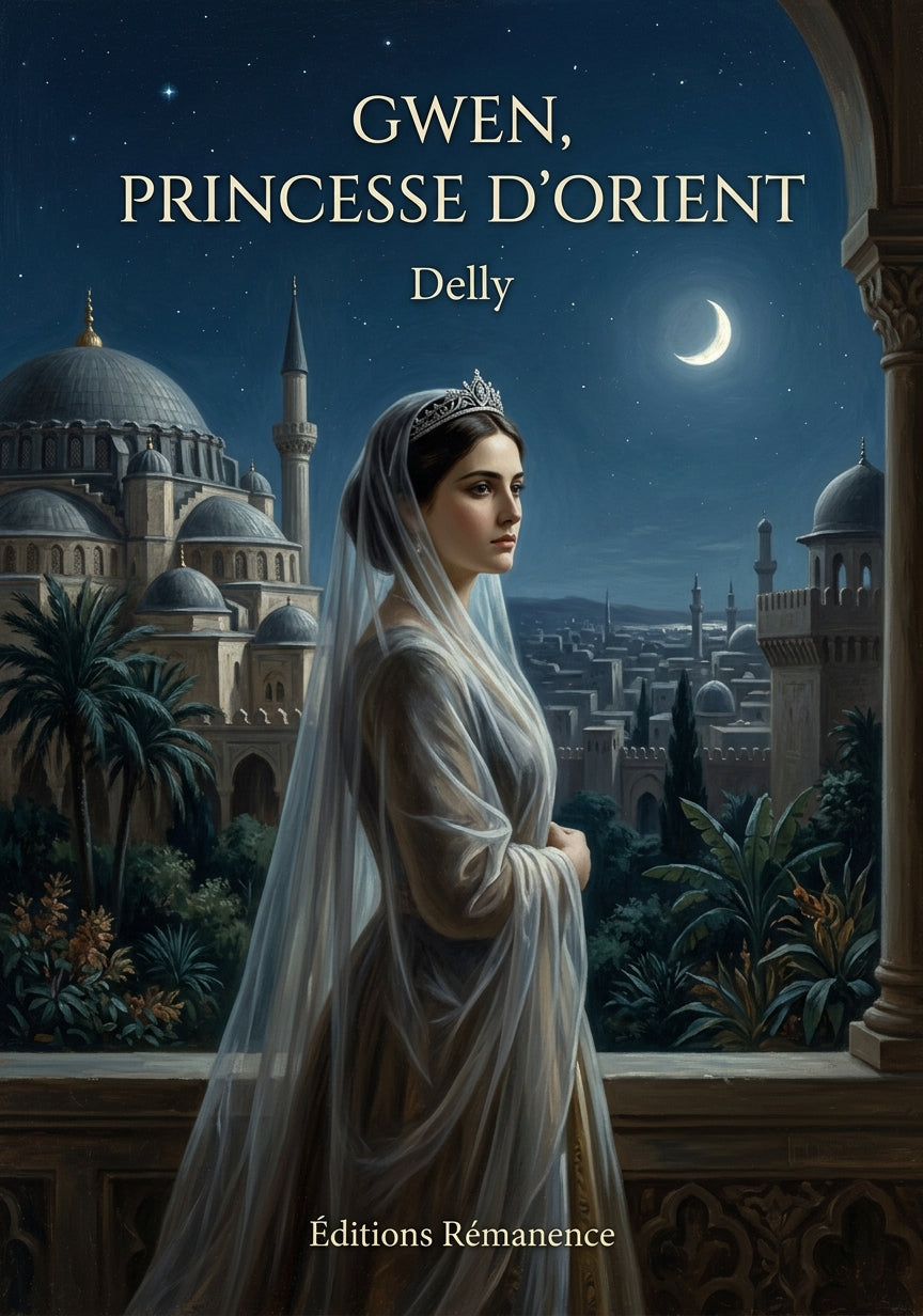 Livre Gwen, princesse d’Orient par Delly - Couverture - Editions Remanence