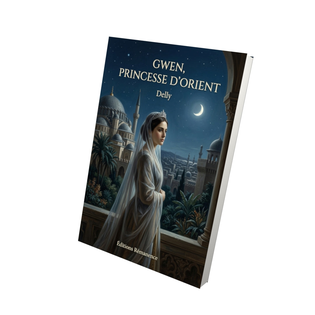 Livre Gwen, princesse d’Orient par Delly - Vue 3D - Editions Remanence