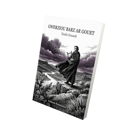 Livre Gwerziou Barz ar Gouet par Émile Ernault - Vue 3D - Editions Remanence