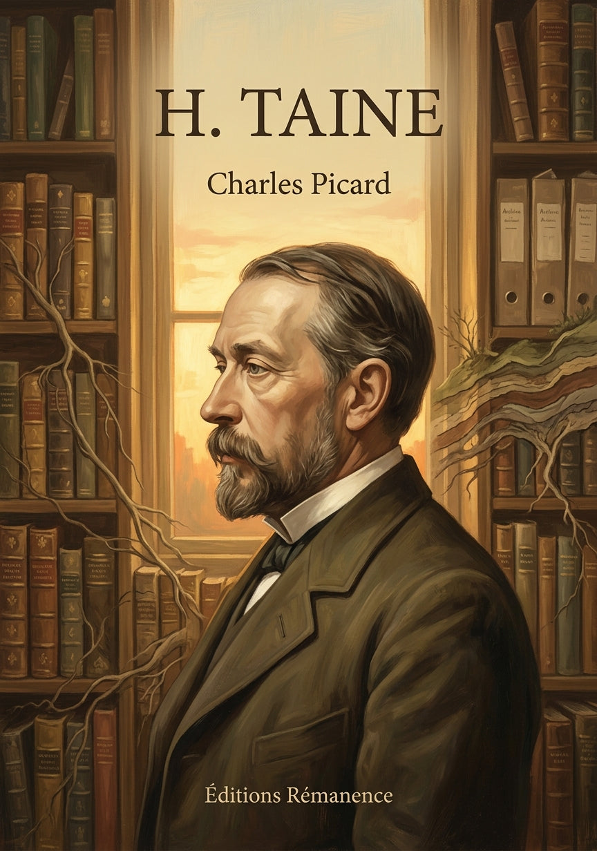 Livre H. Taine par Charles Picard - Couverture - Editions Remanence