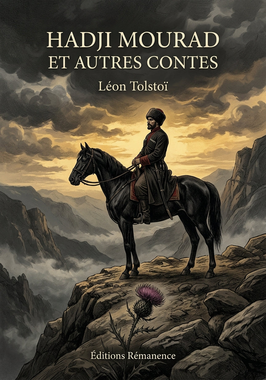 Livre Hadji Mourad et autres contes par Léon Tolstoï - Couverture - Editions Remanence
