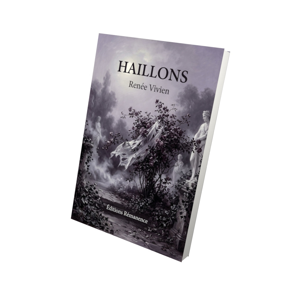 Livre Haillons par Renée Vivien - Vue 3D - Editions Remanence