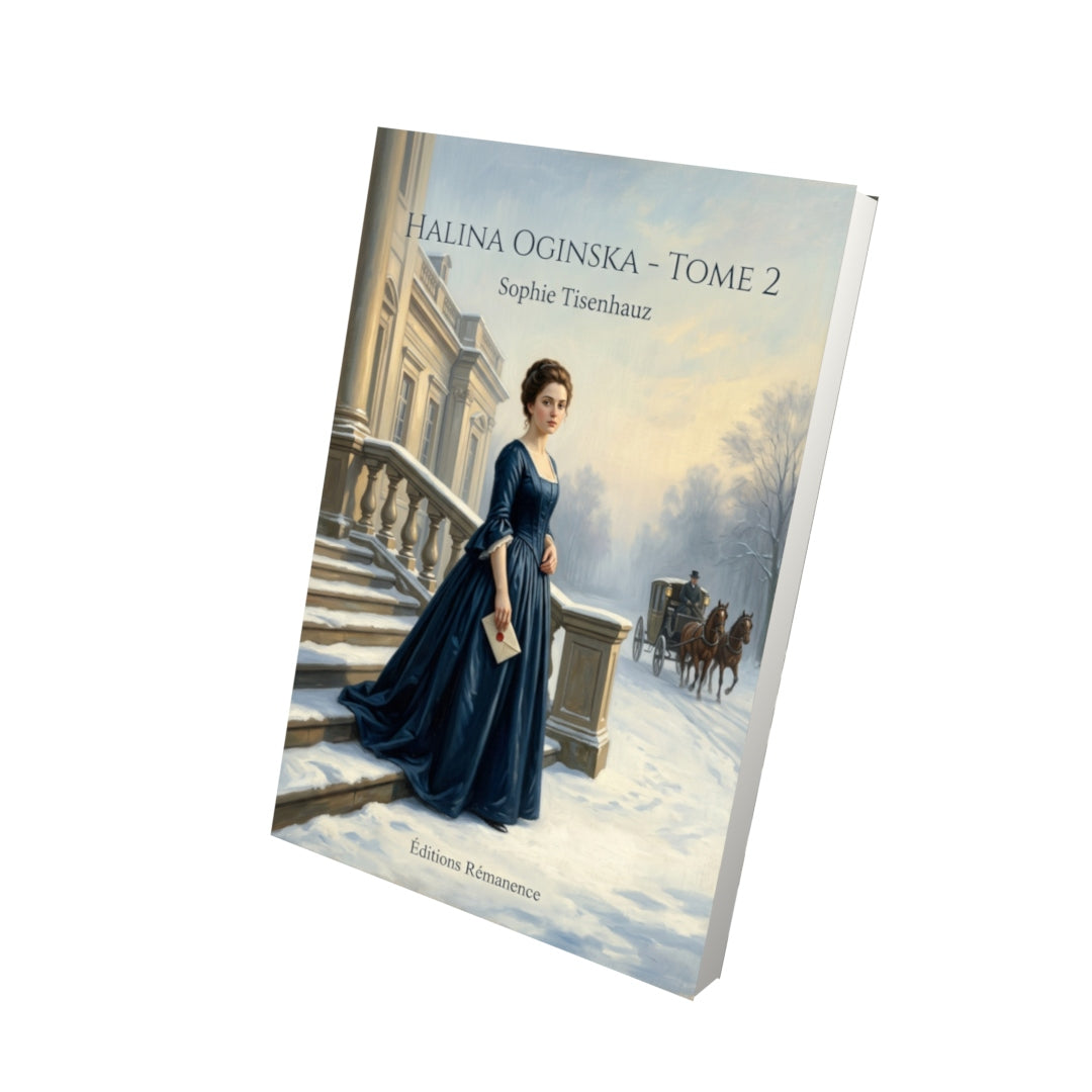 Livre Halina Oginska - Tome 2 par Sophie Tisenhauz - Vue 3D - Editions Remanence