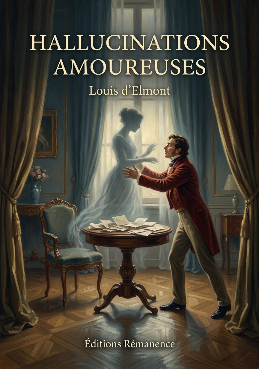 Livre Hallucinations amoureuses par Louis d’Elmont - Couverture - Editions Remanence