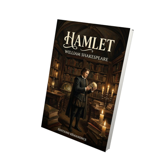 Livre Hamlet – William Shakespeare - Vue 3D - Editions Remanence