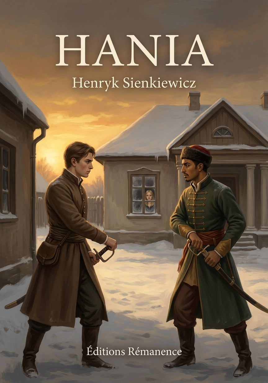 Livre Hania par Henryk Sienkiewicz - Couverture - Editions Remanence