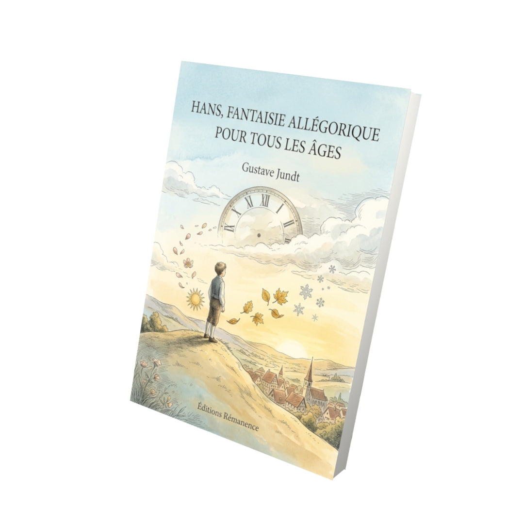 Livre Hans, fantaisie allégorique pour tous les âges par Gustave Jundt - Vue 3D - Editions Remanence