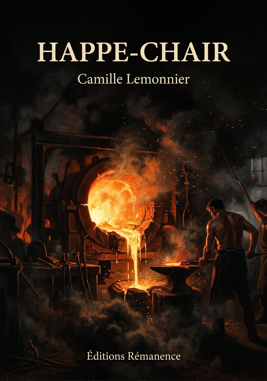 Livre Happe-Chair par Camille Lemonnier - Couverture - Editions Remanence