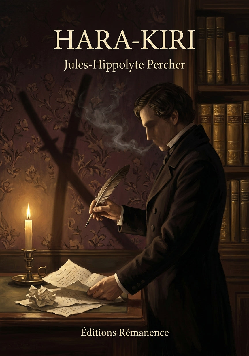 Livre Hara-Kiri par Jules-Hippolyte Percher - Couverture - Editions Remanence