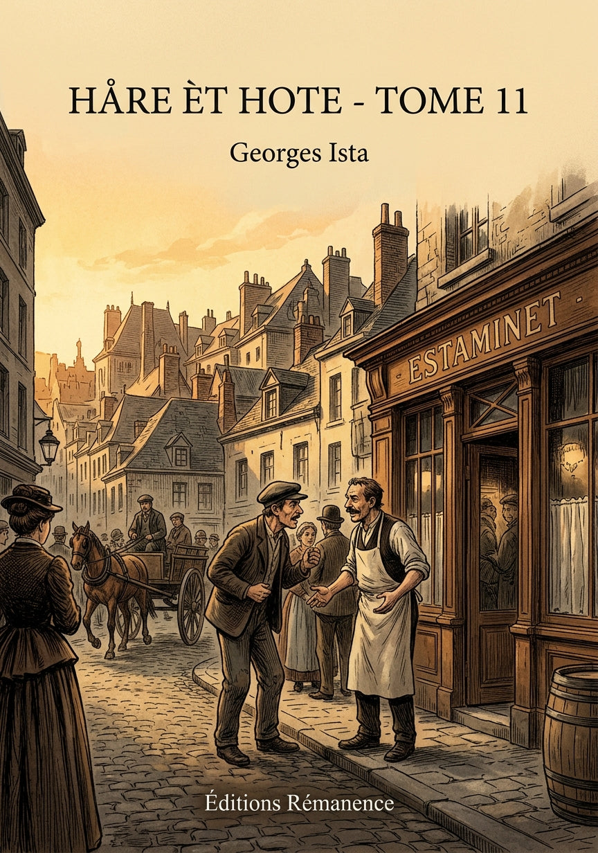 Livre Håre èt hote - Tome 11 par Georges Ista - Couverture - Editions Remanence