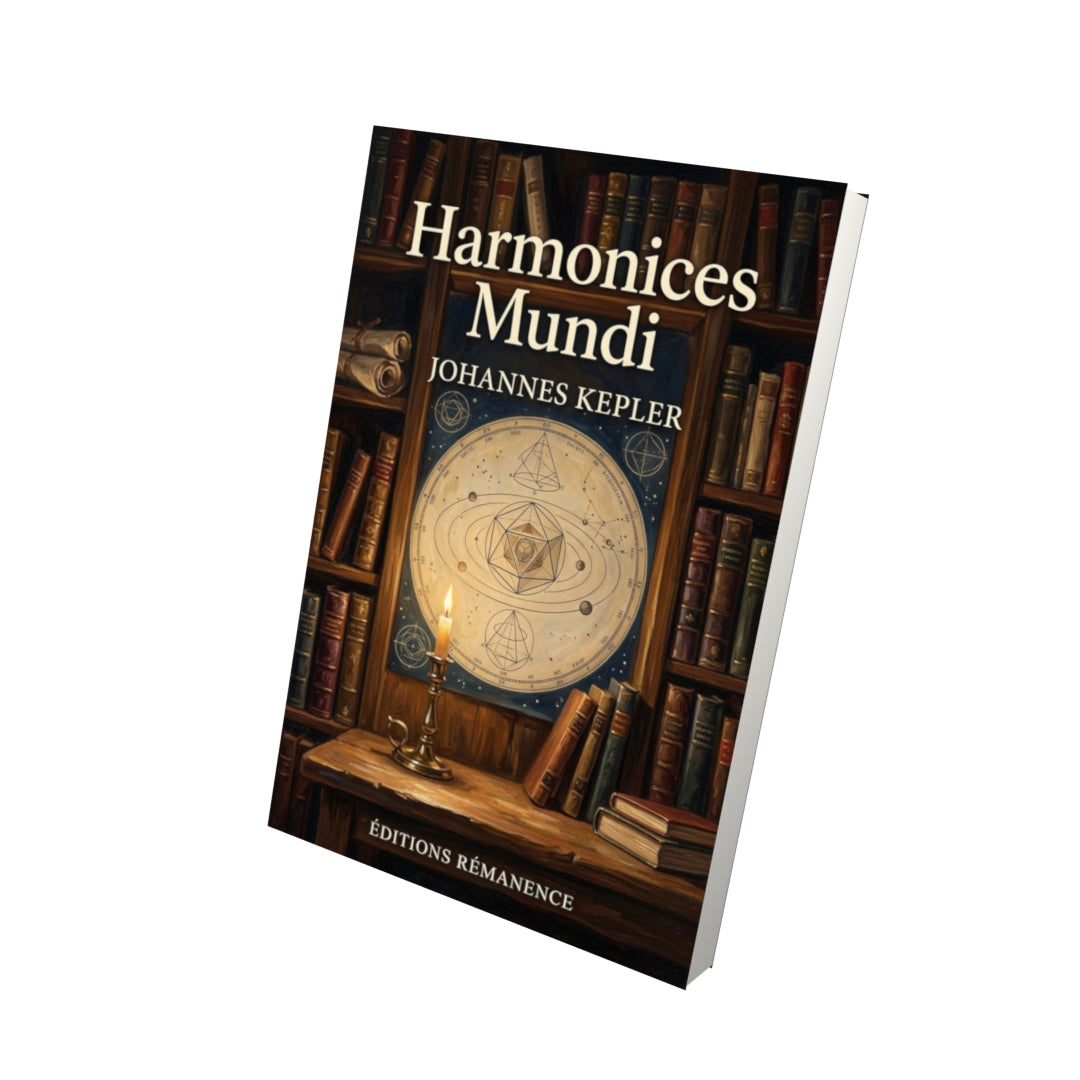 Livre Harmonices Mundi – Johannes Kepler - Vue 3D - Editions Remanence