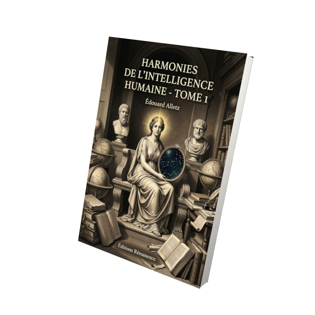 Livre Harmonies de l’intelligence humaine - Tome 1 - Édouard Alletz - Editions Remanence