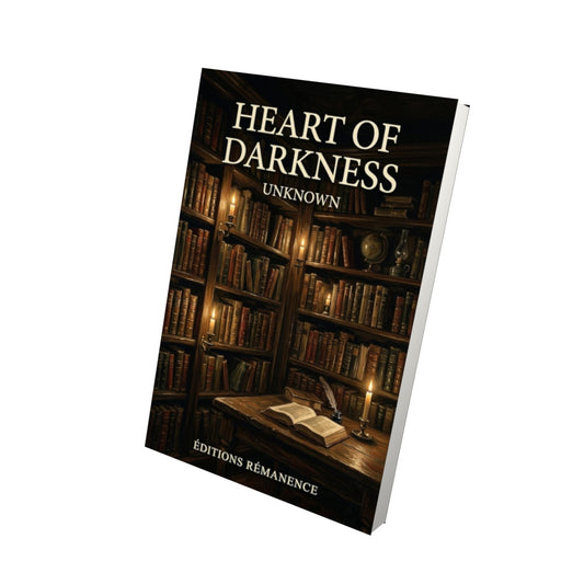 Livre Heart of Darkness - Vue 3D - Editions Remanence