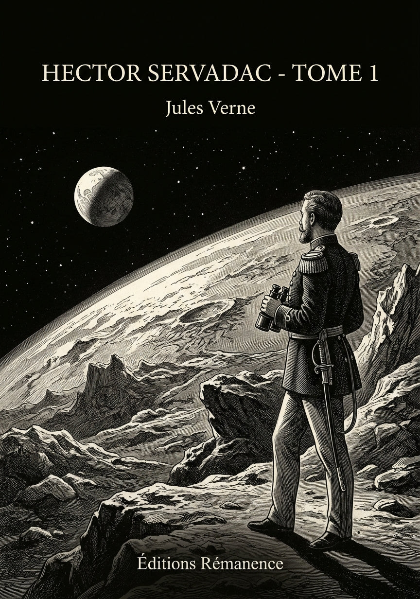 Livre Hector Servadac - Tome 1 par Jules Verne - Couverture - Editions Remanence