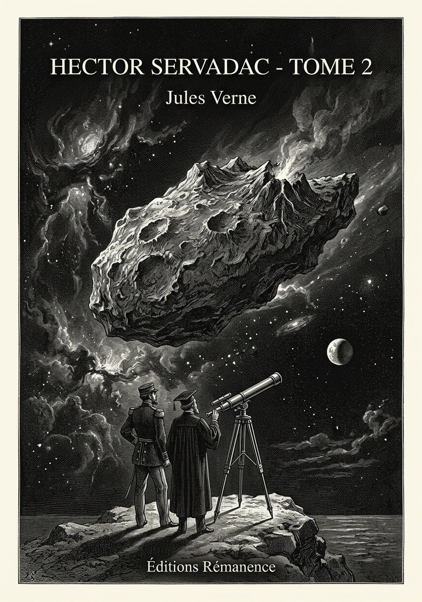 Livre Hector Servadac - Tome 2 par Jules Verne - Couverture - Editions Remanence