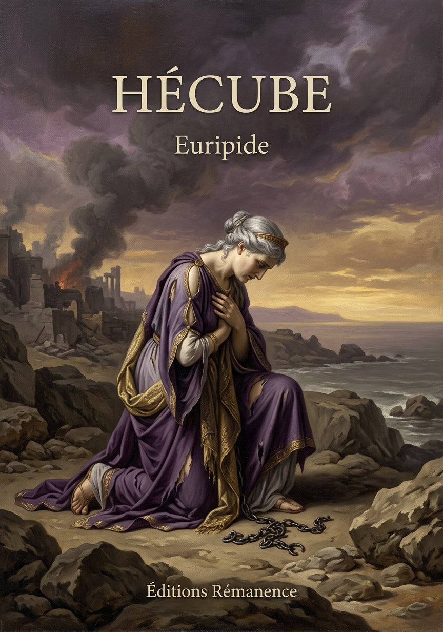 Livre Hécube par Euripide - Couverture - Editions Remanence