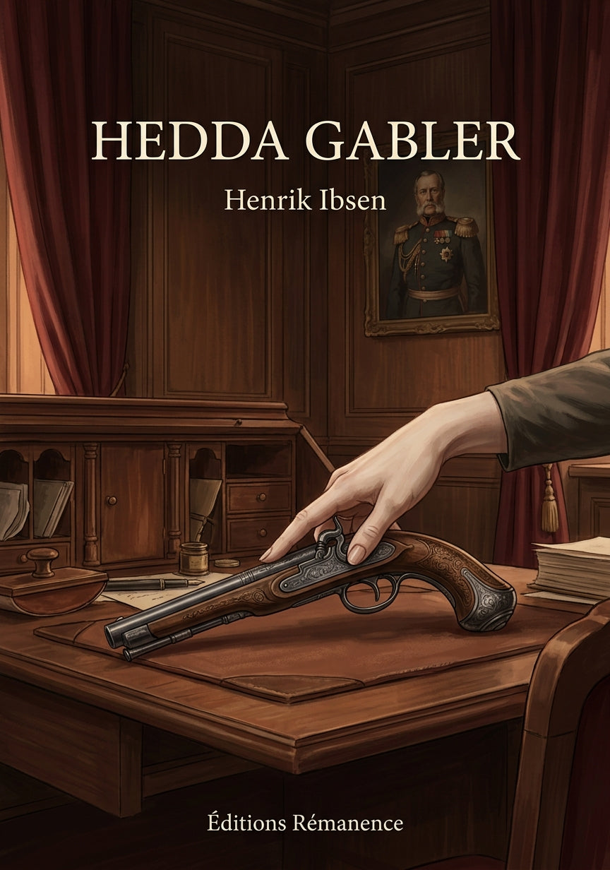 Livre Hedda Gabler par Henrik Ibsen - Couverture - Editions Remanence
