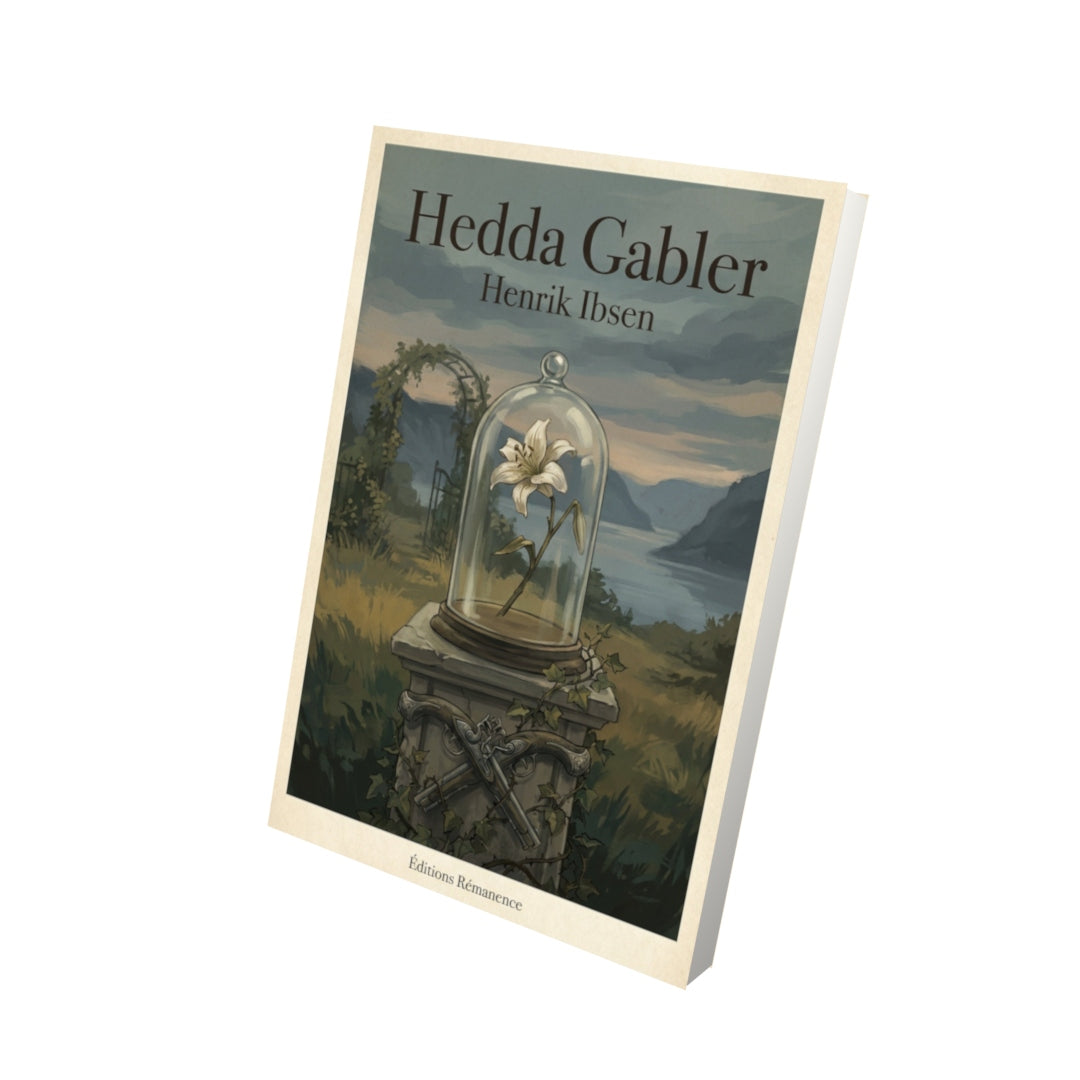 Livre Hedda Gabler – Henrik Ibsen - Vue 3D - Editions Remanence