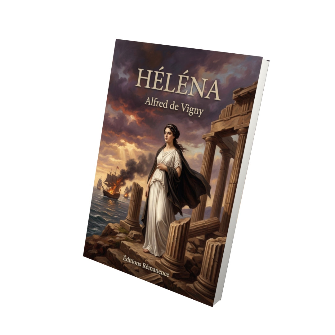 Livre Héléna par Alfred de Vigny - Vue 3D - Editions Remanence
