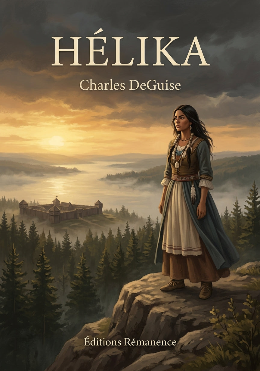 Livre Hélika par Charles DeGuise - Couverture - Editions Remanence