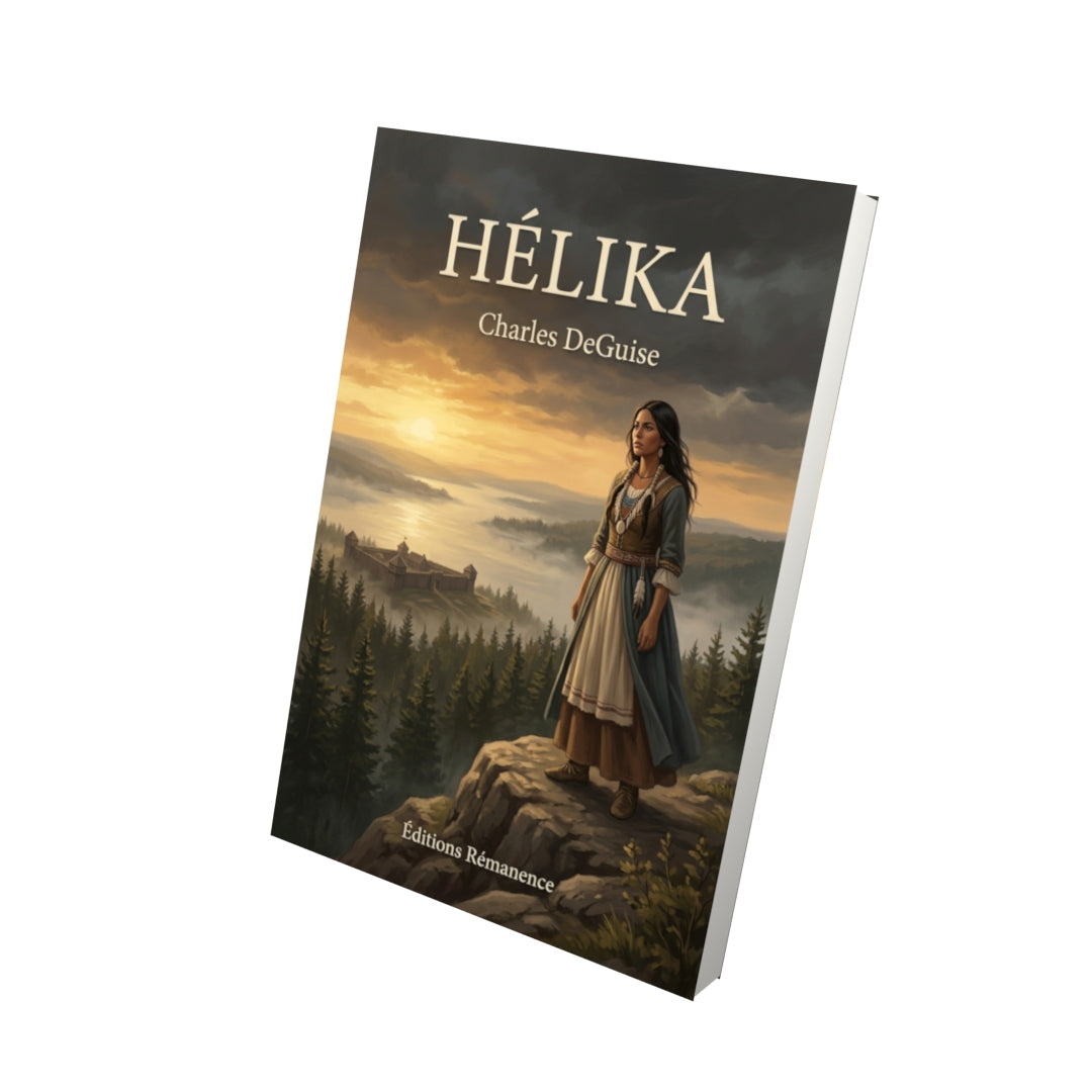 Livre Hélika par Charles DeGuise - Vue 3D - Editions Remanence