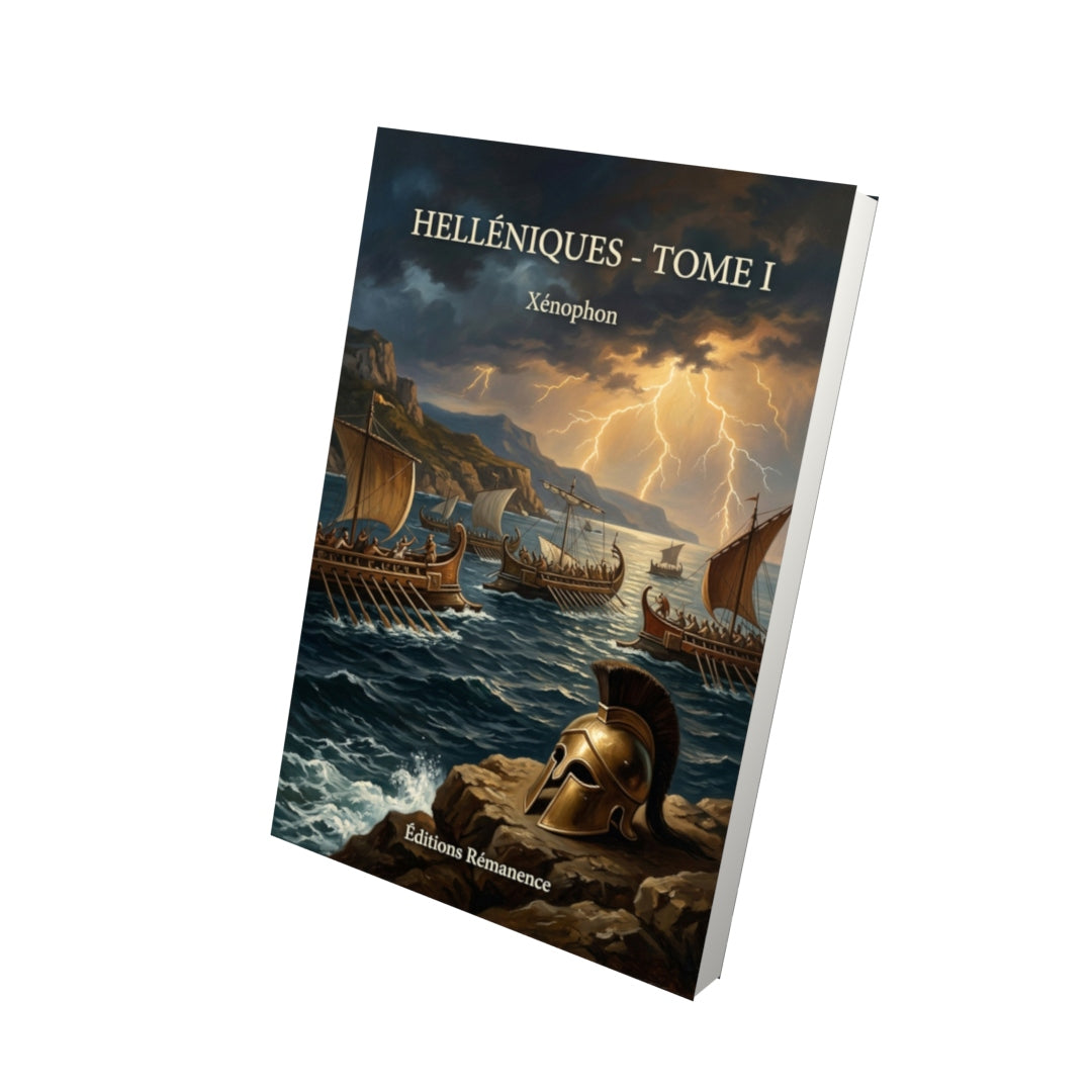 Livre Helléniques - Tome I par Xénophon - Vue 3D - Editions Remanence