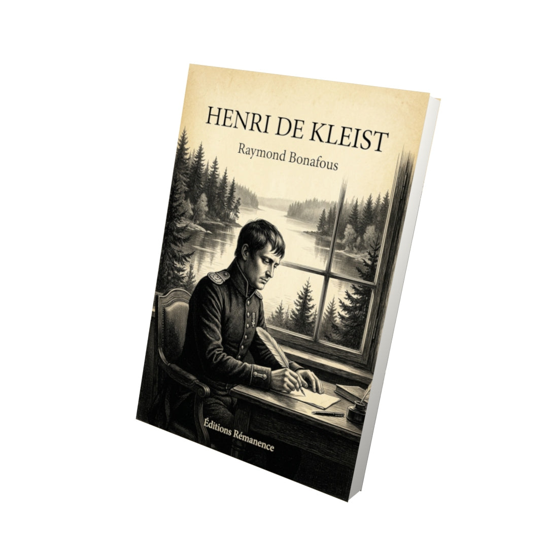 Livre Henri de Kleist par Raymond Bonafous - Vue 3D - Editions Remanence