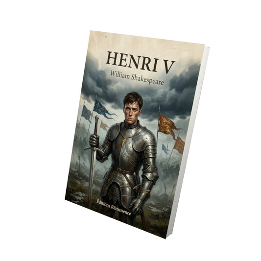 Livre Henri V - William Shakespeare - Vue 3D - Editions Remanence
